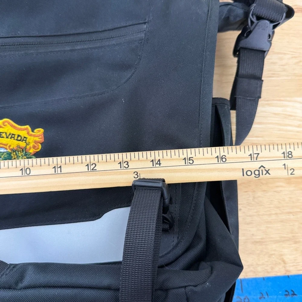 Patagonia Critical Mass Messenger Bag Black Sierra Nevada Brewing Co Logo Large